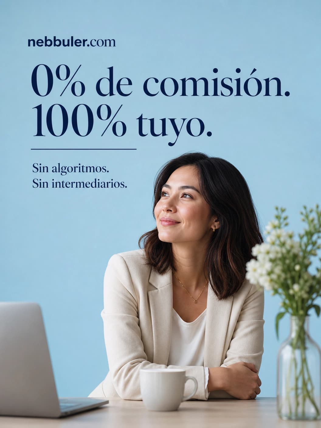 0% de comisión. 100% tuyo.